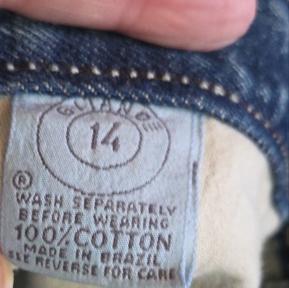 Gitano Vintage Acid Washed Denim Skirt Size 14 Perfect Condition - Picture 8 of 9